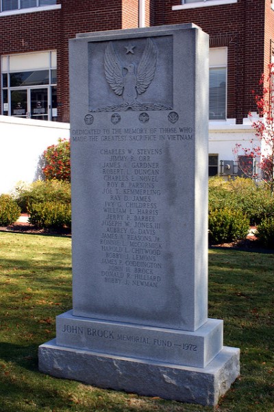 Monument Vietnam-Oorlog Dyer County #1