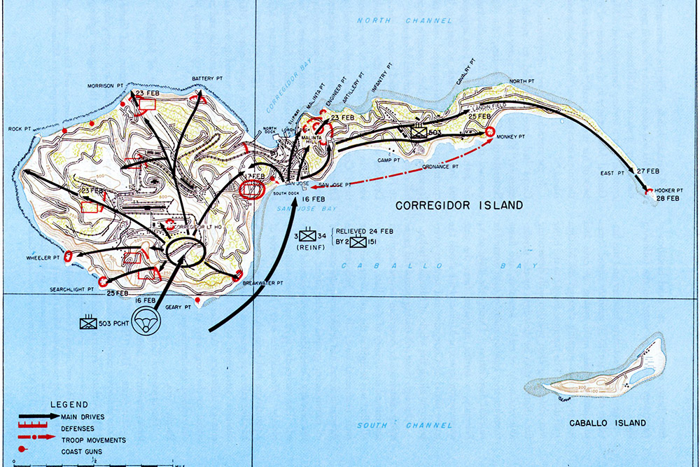 American Invasion Beach San Jose Point Corregidor (