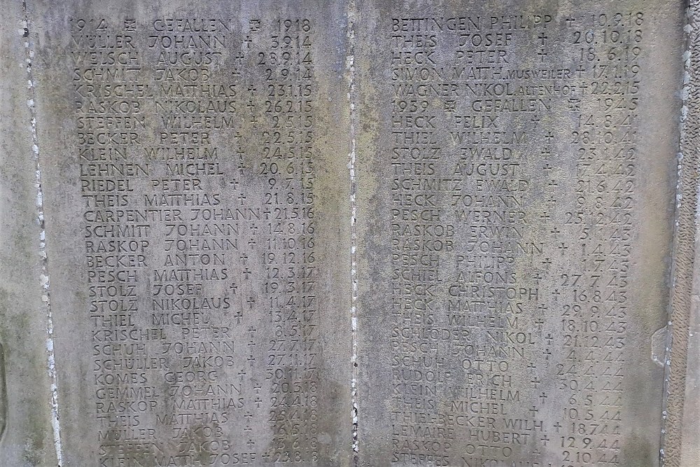War Memorial Großlittgen #4
