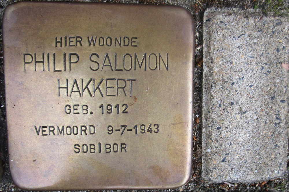 Stolpersteine Sloestraat 9 #4