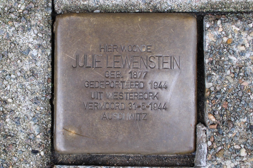 Stolperstein Bachstraat 21