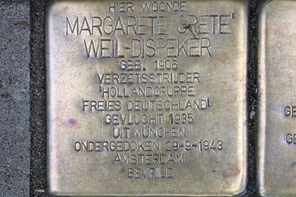 Stolpersteine Beethovenstraat 48 #2