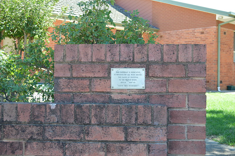 Oorlogsmonument Uniting Church #1