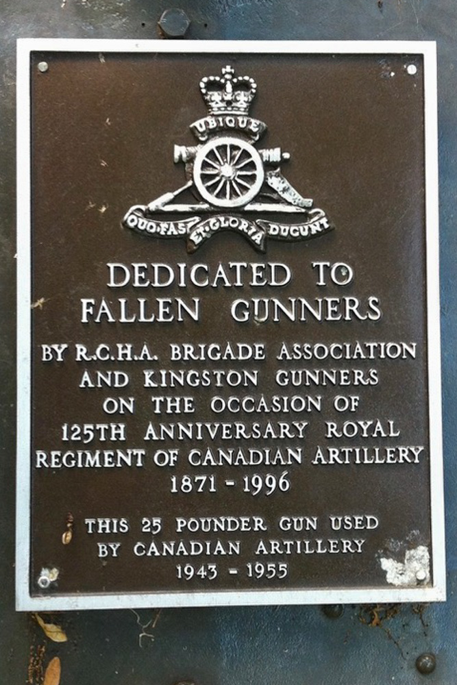 Memorial National Royal Canadian Horse Artillery #5