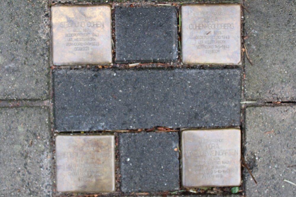 Stolpersteine Javastraat 4  (voorheen Van Boetzelaerstraat 31)