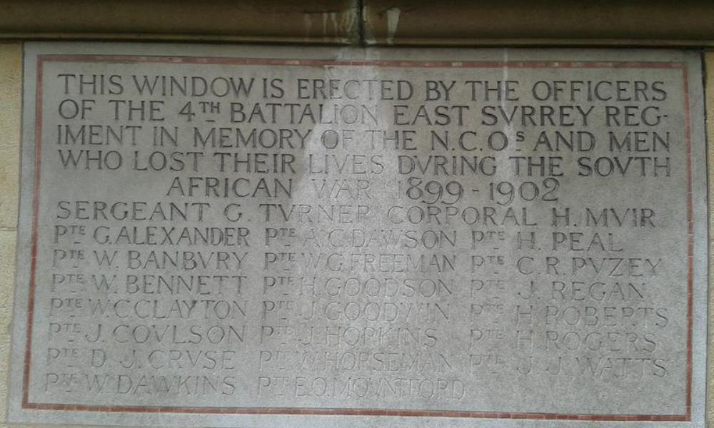 Boer War Memorial Kingston upon Thames Library #2