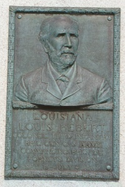Gedenkteken Colonel Louis Hebert (Confederates) #1