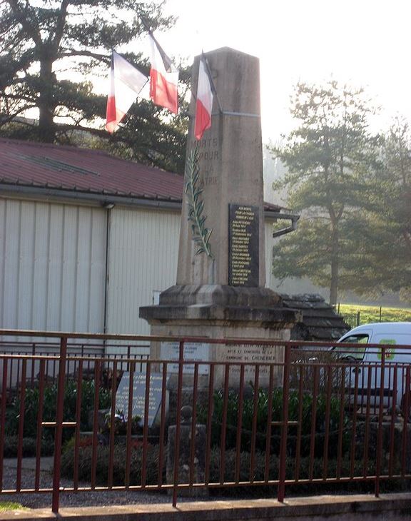 Oorlogsmonument Chenebier