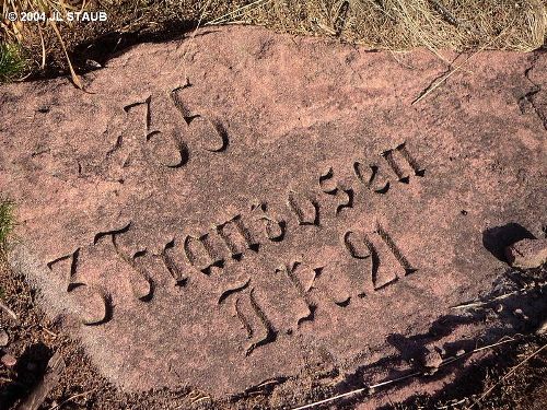 Memorial Stone Fallen Petit Donon #1