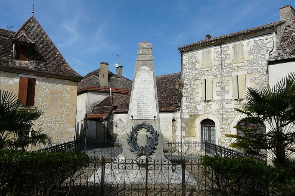 Oorlogsmonument Saint-Aubin-de-Lanquais