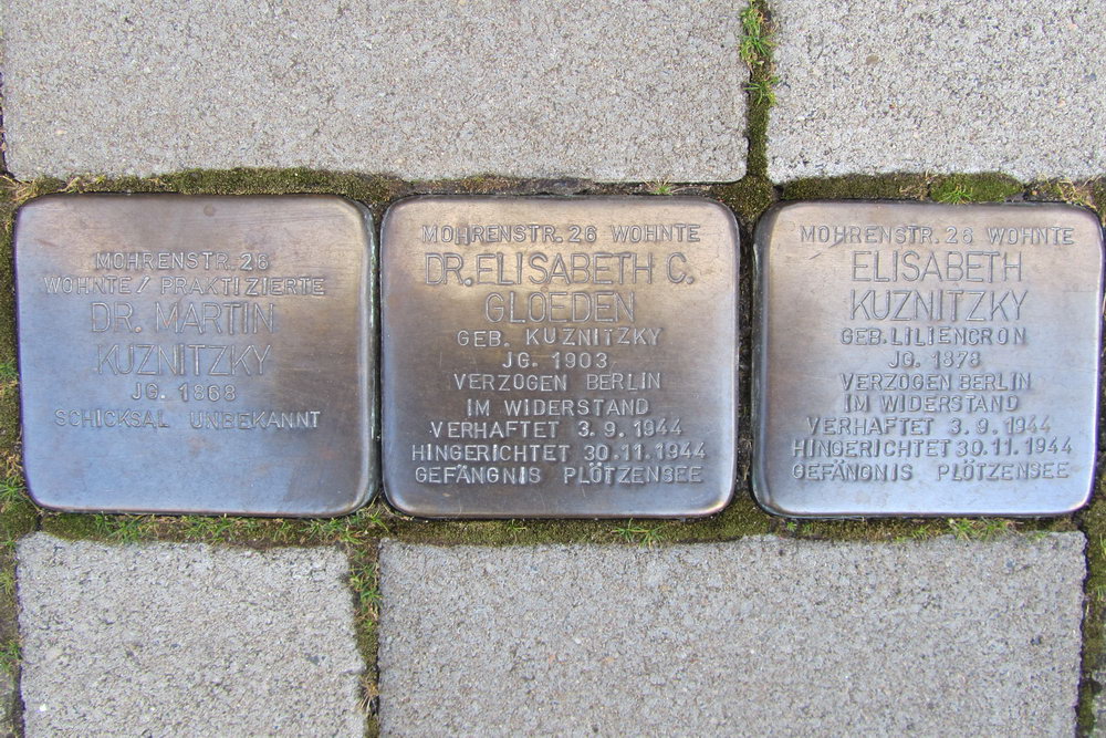 Stolpersteine Mohrenstrasse 26 #2