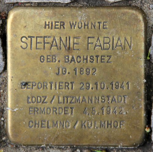 Stolpersteine Sybelstraße 66 #5