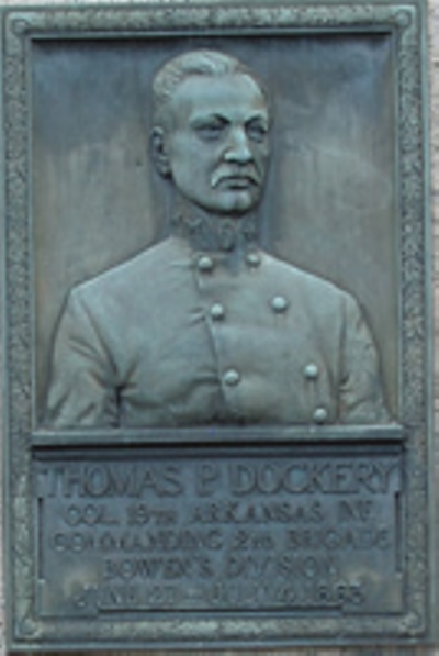 Gedenktekens Colonel Thomas P. Dockery & Major Alexander Yates (Confederates)