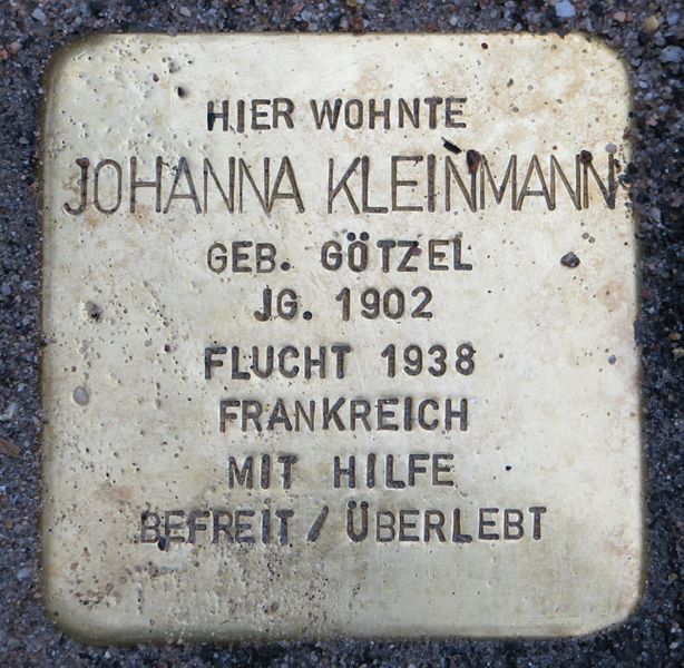 Stolpersteine Kronprinzenstraße 1 #2