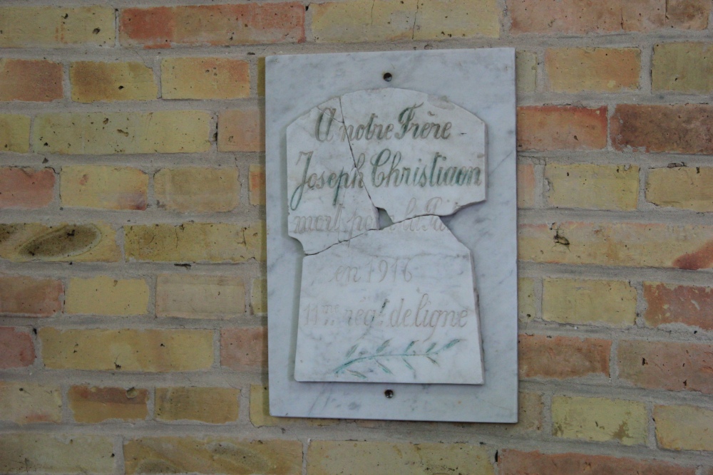 Memorial Stones Onze-Lieve-Vrouw ter Zege Chapel