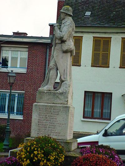 Oorlogsmonument Oisemont #1