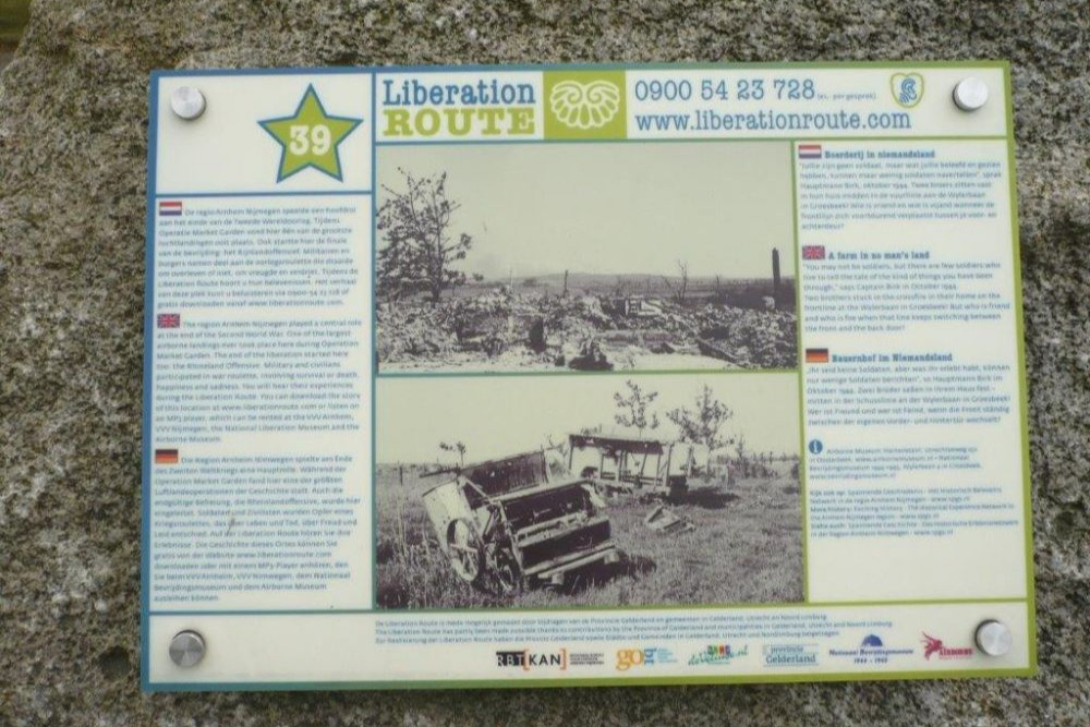 Liberation Route Marker 039: Boerderij in niemandsland #3