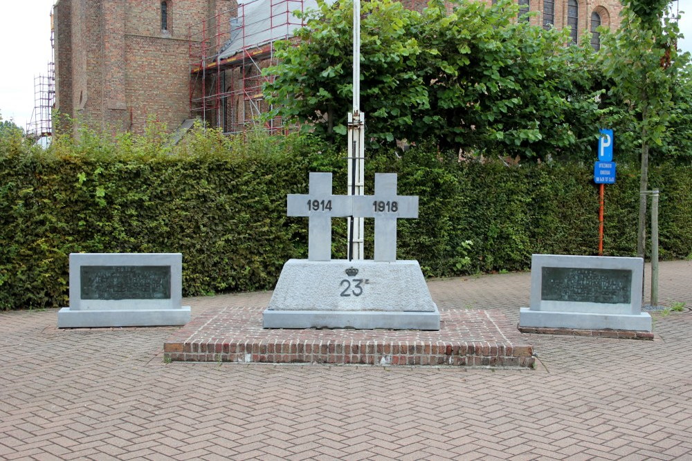 Monument Belgische Regimenten Slag bij Houthulst #1