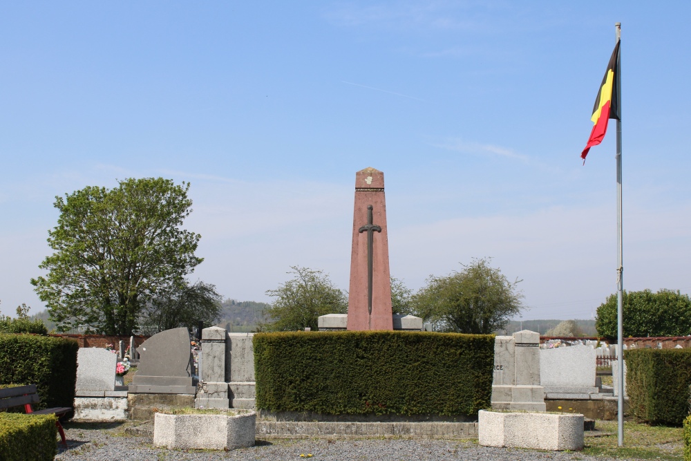 Belgische Graven Oudstrijders Pronnes-lez-Binche Village #1