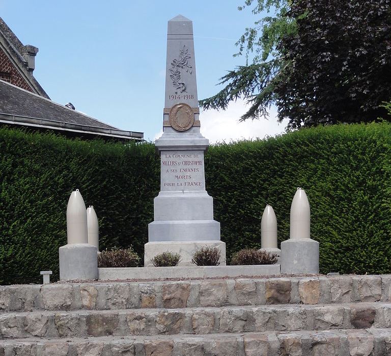 War Memorial Villers-Saint-Christophe #1