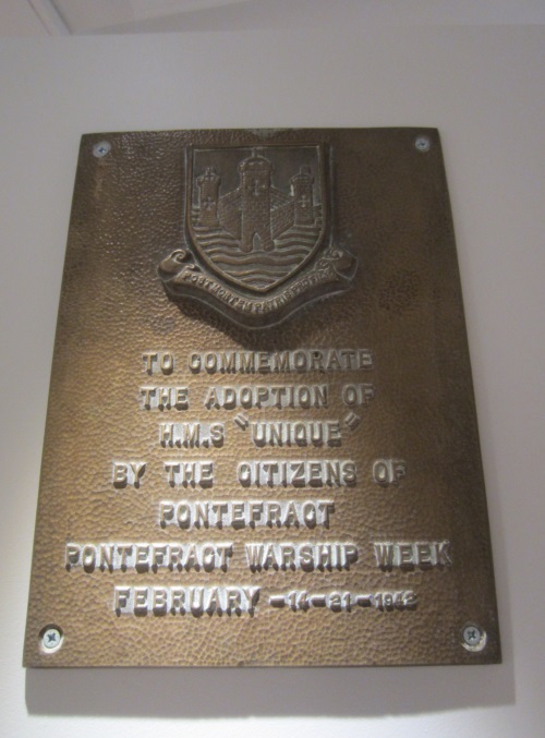 Memorial Adoption of HMS Unique Pontefract #1