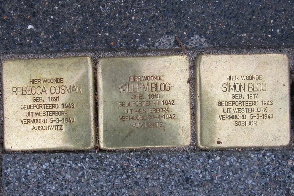 Stolpersteine Willebrordusstraat 15b #3