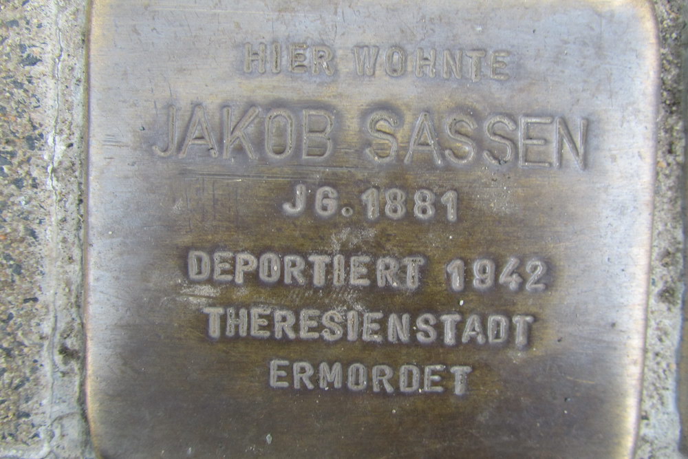 Stolperstein Duffesbachstrae 19 #3