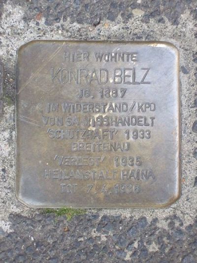 Stumbling Stone Henkelstraße 13