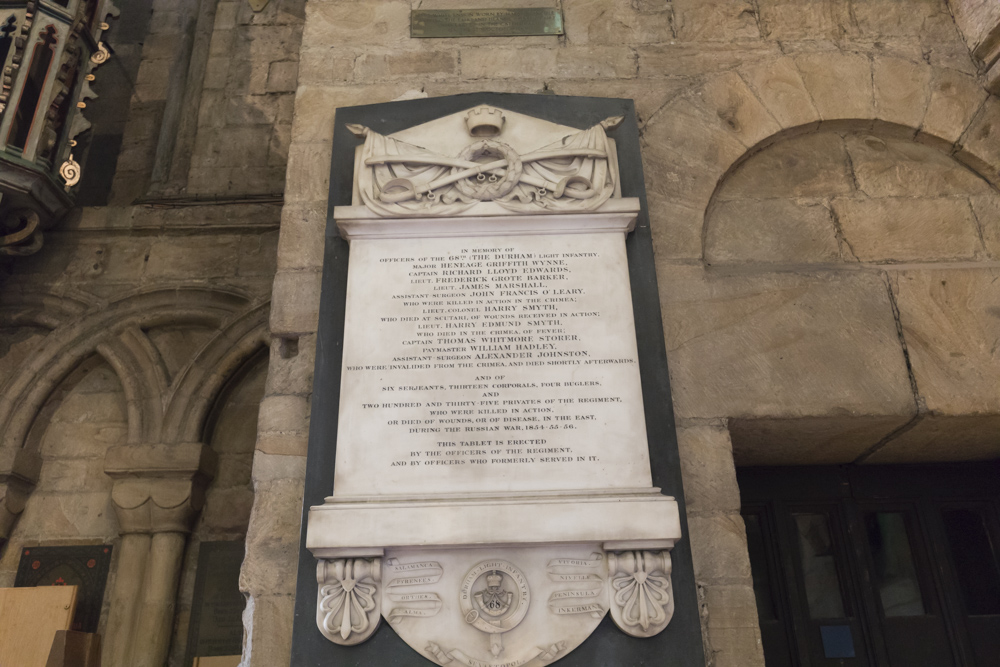 Memorials Durham Cathedral #3