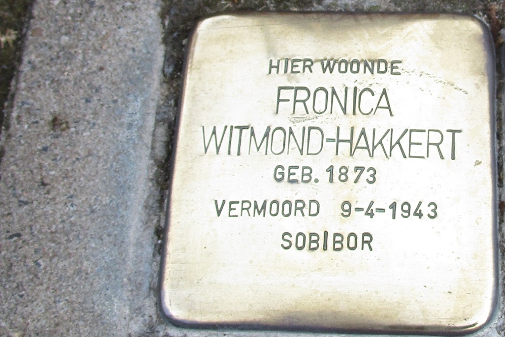 Stolpersteine Cornelis Springerstraat 16-I #2