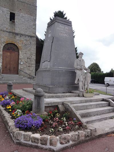 Oorlogsmonument Preux-au-Bois