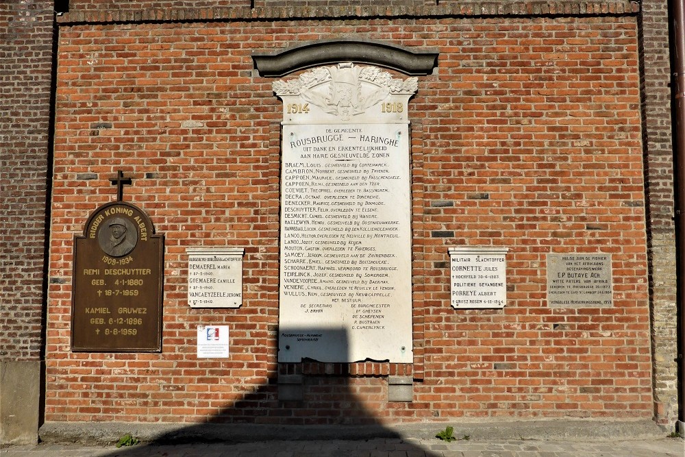 Memorials First World War Roesbrugge #1