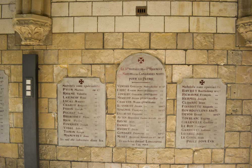 Memorials Killed French Marine Fusiliers #2