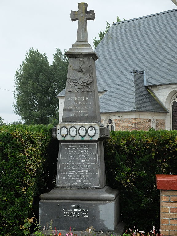 Oorlogsmonument Azincourt #1