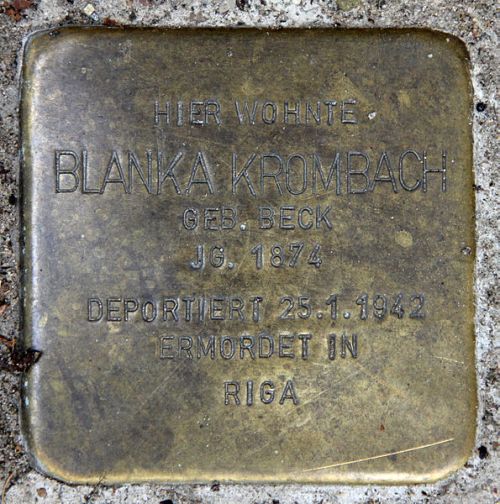 Stolpersteine Sybelstrae 32 #1