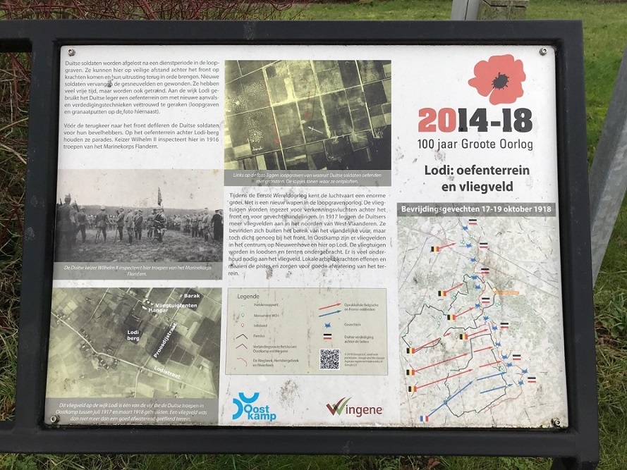 Cycle Route Battle of the Ringbeek, Information Board Lodi #2