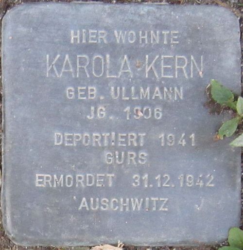 Stolpersteine Godramsteiner Straße 5 #1