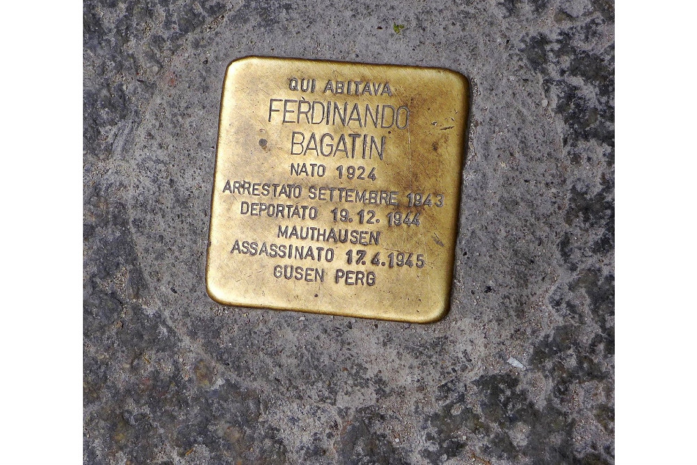 Stolperstein Via San Domenico 1 #1