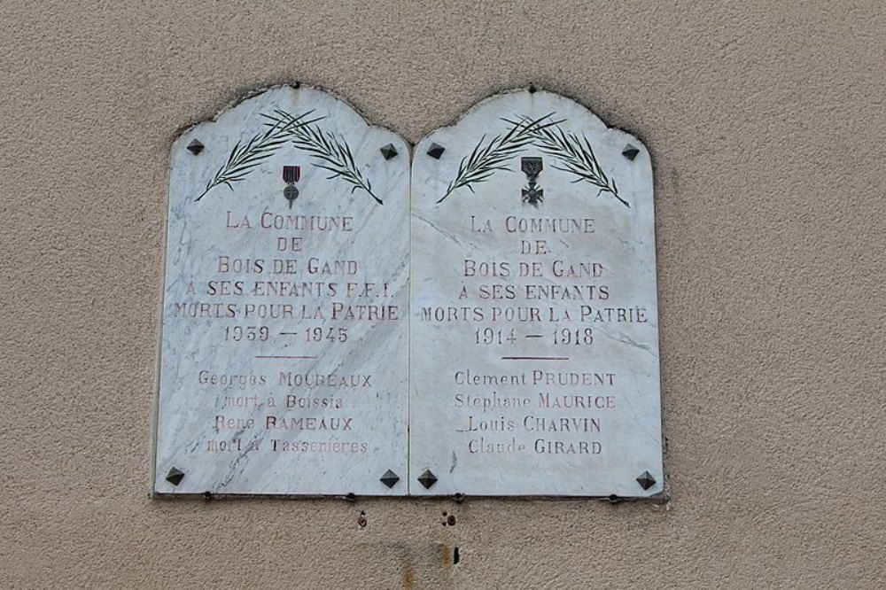 Oorlogsmonument Bois-de-Gand