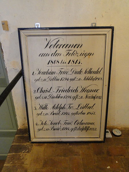 Gedenkteken Veteranen 1808-1815 Unter Brüz #1