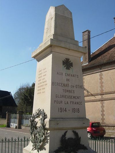 Oorlogsmonument Bercenay-en-Othe