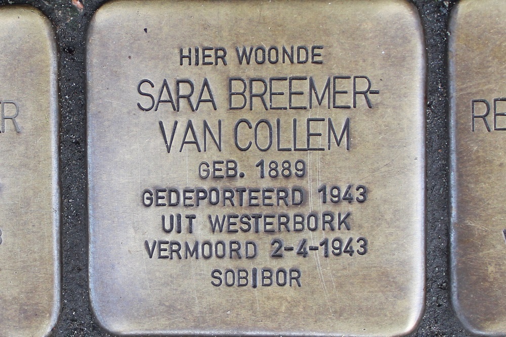 Stolpersteine Sarphatistraat 101 #3