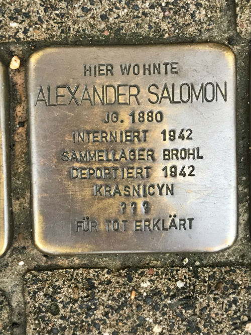 Stolpersteine Wendelstrae 9 #3