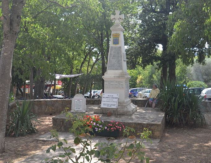 Oorlogsmonument Sillans-la-Cascade