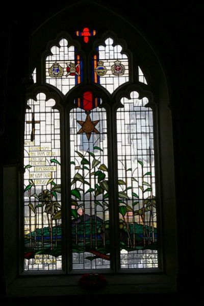 Remembrance Window Burma Campaign