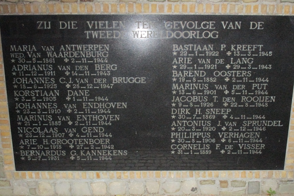 Oorlogsmonument Willemstad #4