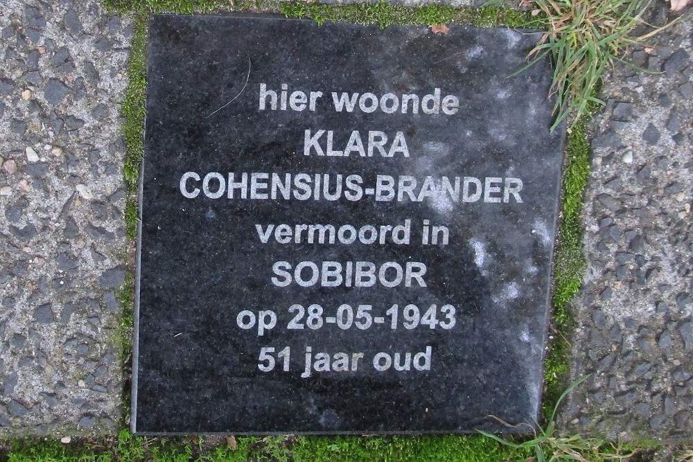 Memorial Stone Jacob Marisstraat 10 #1