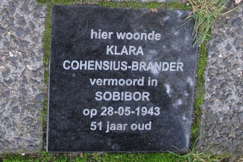 Memorial Stone Jacob Marisstraat 10