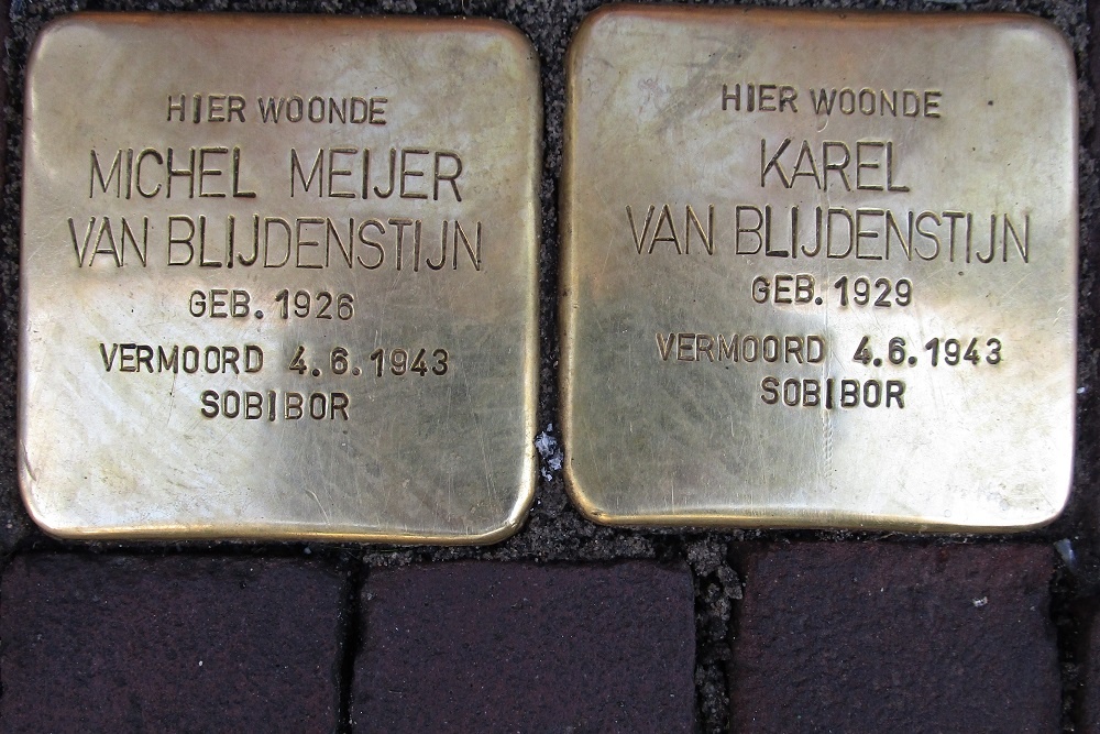 Stolpersteine Kolperstraat 8 #3