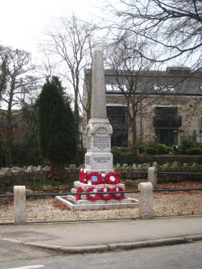 Oorlogsmonument Lostwithiel